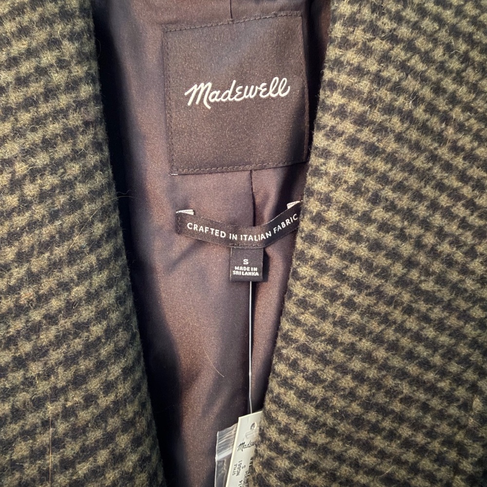 Madewell Houndstooth Coat - Picture 2 of 4